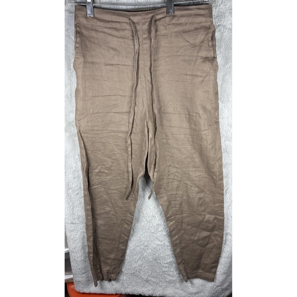 IXIMO Other - IXIMO‎ Womens Pants Size S Linen Tapered Capsule Resort Pockets Coastal Coastal